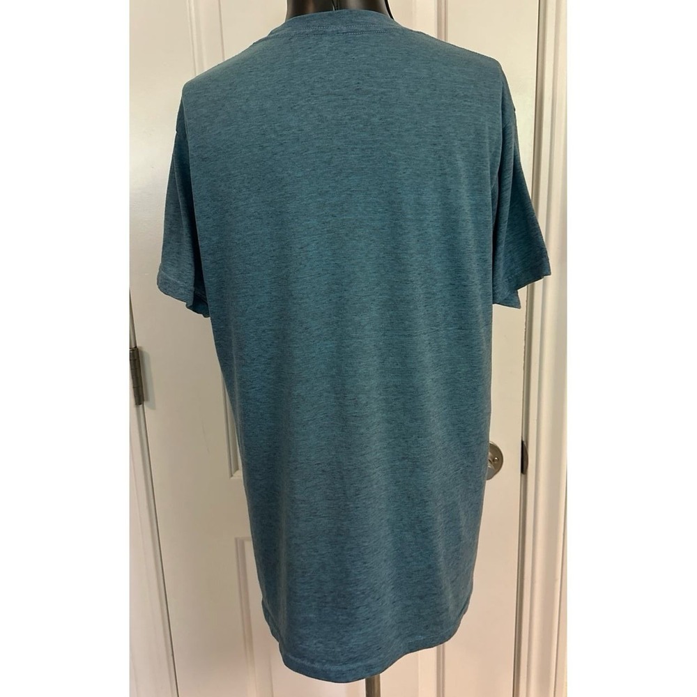 Hurley Men's Blue Short Sleeve T-Shirt, Size Medium - Picture 3 of 4